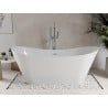 Mexen Celia freistehende Badewanne 170 x 75 cm, weiß, chrom Überlauf - 52331707500-01