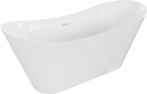 Mexen Celia freistehende Badewanne 170 x 75 cm, weiß, weißer Überlauf - 52331707500-20