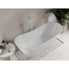 Mexen Celia freistehende Badewanne 170 x 75 cm, weiß, weißer Überlauf - 52331707500-20