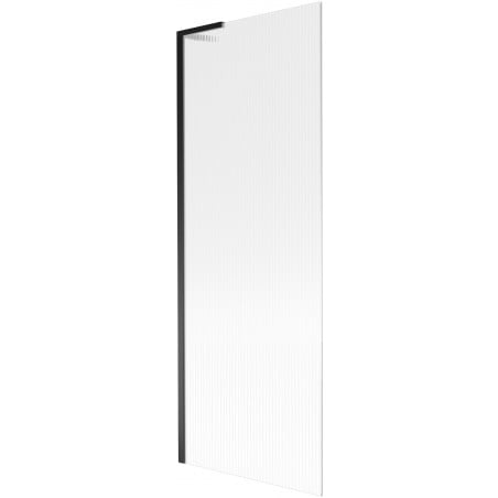 Mexen Next L Badewannenabtrennung 1-flügelig 70 x 150 cm, Streifen, schwarz - 895-070-000-03-09-70