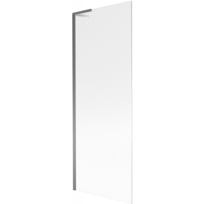 Mexen Next L Badewannenfaltwand 1-flügelig 70 x 150 cm, Streifen, Gun Metal - 895-070-000-03-09-95