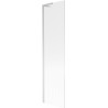 Mexen Next L Badewannen-Faltwand 1-teilig 50 x 150 cm, Streifen, gebürsteter Nickel - 895-050-000-03-09-97