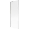 Mexen Next L Badewannen-Paravent 1-flügelig 70 x 150 cm, Streifen, gebürstetes Nickel - 895-070-000-03-09-97