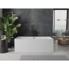 Mexen Nita freistehende Badewanne 170 x 80 cm, weiß, schwarzer Überlauf - 52091708000-70