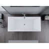 Mexen Lita freistehende Badewanne 170 x 75 cm, weiß, Überlauf chrom - 52121707500-01