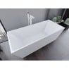 Mexen Lita freistehende Badewanne 170 x 75 cm, weiß, weißer Überlauf - 52121707500-20