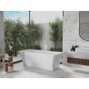 Mexen Tonia freistehende Badewanne 170 x 75 cm, weiß, weißer Überlauf - 52171707500-20