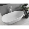 Mexen Eos freistehende Badewanne 150 x 75 cm, weiß, Überlauf weiß - 52471507500-20