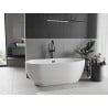 Mexen Eos freistehende Badewanne 150 x 75 cm, weiß, schwarzer Überlauf - 52471507500-70