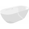 Mexen Roxy freistehende Badewanne 170 x 80 cm, weiß, Überlauf weiß - 51201708000-20