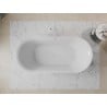 Mexen Roxy freistehende Badewanne 170 x 80 cm, weiß, Überlauf weiß - 51201708000-20
