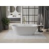 Mexen Roxy freistehende Wanne 170 x 80 cm, weiß, Überlauf gold - 51201708000-50