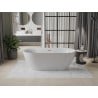 Mexen Roxy freistehende Badewanne 170 x 80 cm, weiß, Überlauf Roségold - 51201708000-60