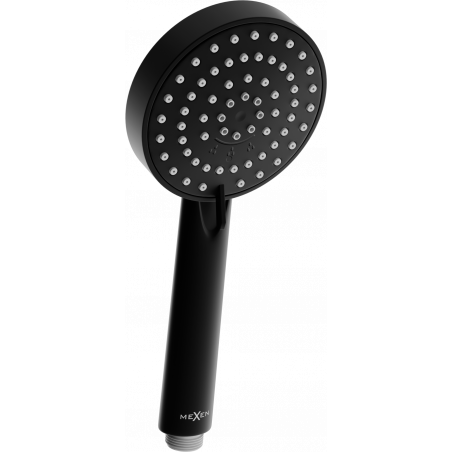 Mexen R-75 3-funktionaler Duschkopf, schwarz - 79575-70