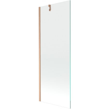 Mexen Next Badewannenwand 1-flügelig 70 x 150 cm, transparent, gebürstetes Kupfer - 895-070-000-00-00-65