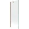 Mexen Next Badewannenwand 1-flügelig 70 x 150 cm, transparent, gebürstetes Kupfer - 895-070-000-00-00-65