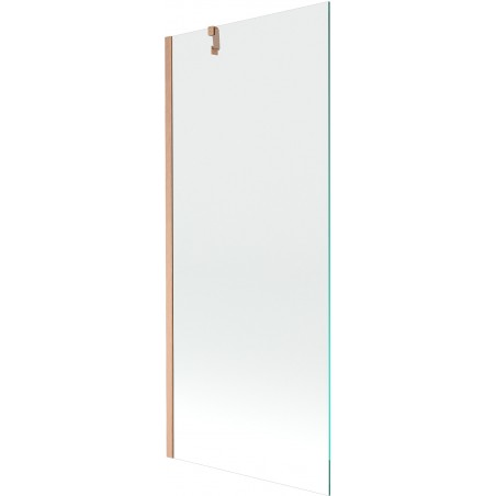 Mexen Next Duschwand 1-flügelig 80 x 150 cm, transparent, gebürstetes Kupfer - 895-080-000-00-00-65