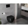 Mexen Egg WC-Schüssel Rimless mit Slim-Softclose-Sitz, Duroplast, Schwarz Matt - 30245070