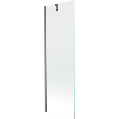 Mexen Next Wannenspritzschutz 1-flügelig 60 x 150 cm, transparent, gebürstet gun gray - 895-060-000-00-00-66