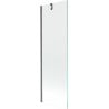 Mexen Next Wannenspritzschutz 1-flügelig 60 x 150 cm, transparent, gebürstet gun gray - 895-060-000-00-00-66