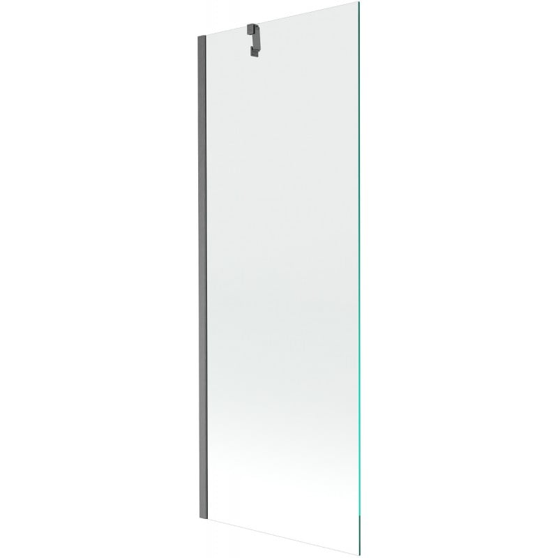Mexen Next Badewannenfaltwand 1-flügelig 70 x 150 cm, transparent, gun gray gebürstet - 895-070-000-00-00-66