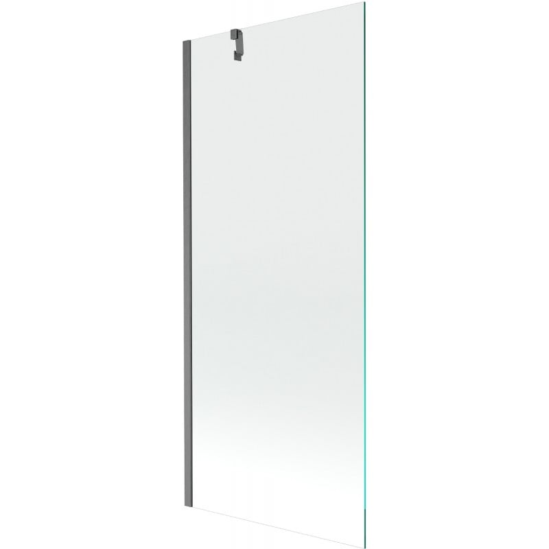 Mexen Next Duschabtrennung, 1-flügelig 80 x 150 cm, transparent, gun gray gebürstet - 895-080-000-00-00-66