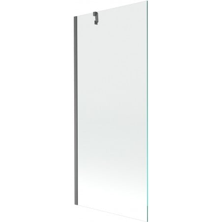 Mexen Next Duschabtrennung, 1-flügelig 80 x 150 cm, transparent, gun gray gebürstet - 895-080-000-00-00-66
