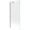 Mexen Next Duschabtrennung, 1-flügelig 80 x 150 cm, transparent, gun gray gebürstet - 895-080-000-00-00-66