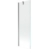 Mexen Next Badewannenabtrennung einteilig 60 x 150 cm, transparent, Gun Metal - 895-060-000-00-00-95