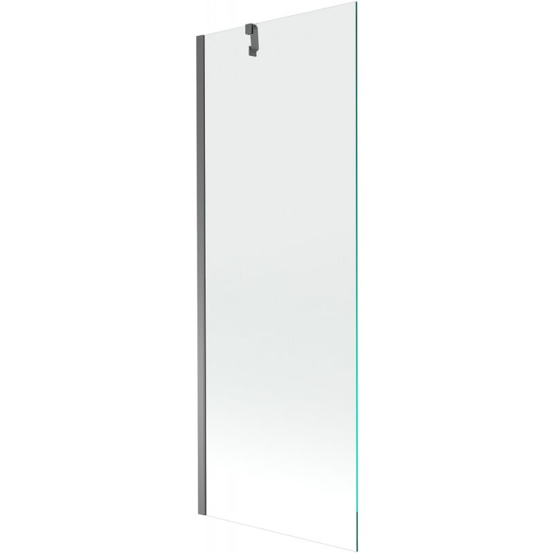 Mexen Next Badewannenfaltwand 1-flügelig 70 x 150 cm, transparent, Gun Metal - 895-070-000-00-00-95