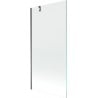 Mexen Next Badewannenwand 1-flügelig 90 x 150 cm, transparent, Gun Metal - 895-090-000-00-00-95