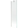 Mexen Next Badewannenwand 1-flügelig 50 x 150 cm, transparent, gebürsteter Nickel - 895-050-000-00-00-97