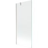 Mexen Next Duschabtrennung 1-flügelig 80 x 150 cm, transparent, gebürsteter Nickel - 895-080-000-00-00-97
