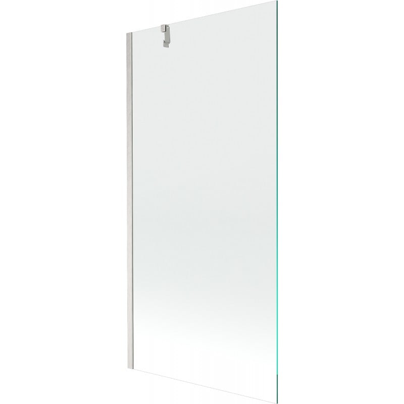 Mexen Next Badewannenfaltwand 1-flügelig 90 x 150 cm, transparent, gebürstetes Nickel - 895-090-000-00-00-97