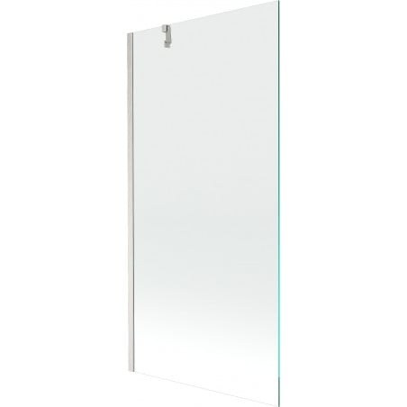 Mexen Next Badewannenfaltwand 1-flügelig 90 x 150 cm, transparent, gebürstetes Nickel - 895-090-000-00-00-97
