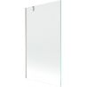 Mexen Next Duschwand 1-flügelig 100 x 150 cm, transparent, gebürsteter Nickel - 895-100-000-00-00-97