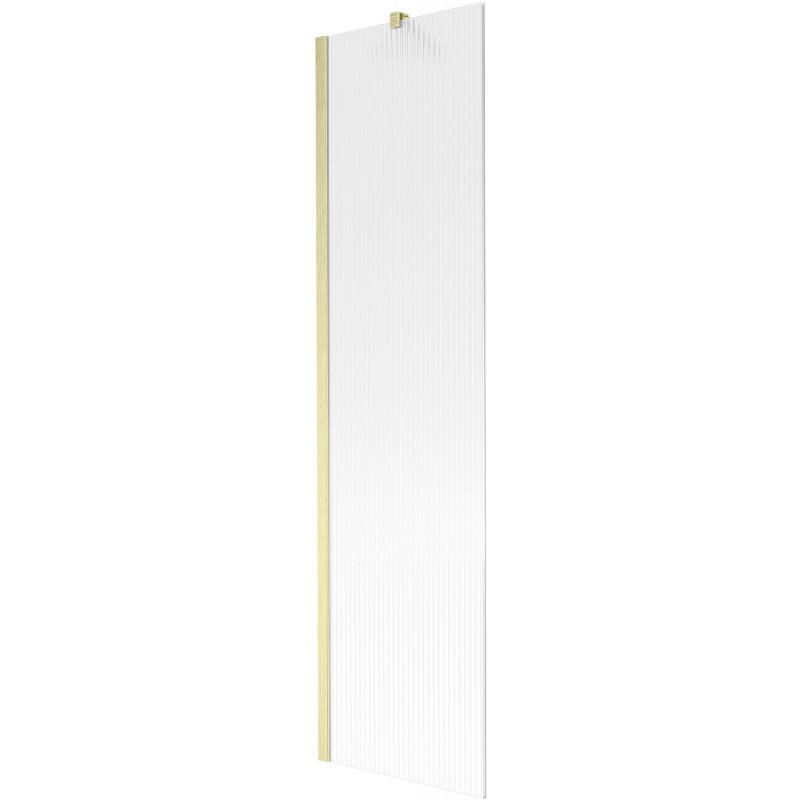 Mexen Next Badewannenfaltwand 1-flügelig 50 x 150 cm, Streifen, gebürstetes Gold - 895-050-000-00-09-55