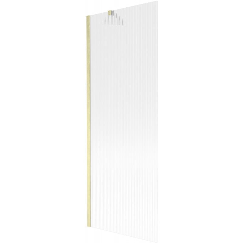 Mexen Next Duschabtrennung 1-flügelig 70 x 150 cm, gestreift, gold gebürstet - 895-070-000-00-09-55