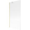 Mexen Next Badewannenfaltwand 1-flügelig 90 x 150 cm, Streifen, gold gebürstet - 895-090-000-00-09-55