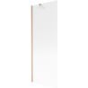 Mexen Next Badewannenfaltwand 1-teilig 70 x 150 cm, Streifen, gebürstetes Kupfer - 895-070-000-00-09-65