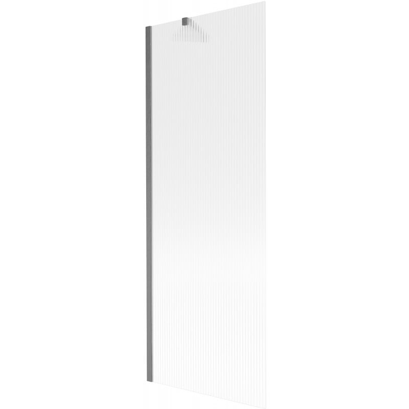 Mexen Next Badewannenabtrennung 1-flügelig 70 x 150 cm, prismenartig, gebürstet Gun Gray - 895-070-000-00-09-66