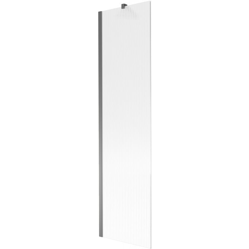 Mexen Next Badewannenwand 1-flügelig 50 x 150 cm, Streifen, Gun Metal - 895-050-000-00-09-95