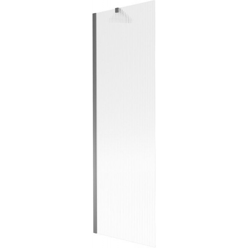 Mexen Next Badewannenaufsatz 1-flügelig 60 x 150 cm, Prägungen, Gun Metal - 895-060-000-00-09-95