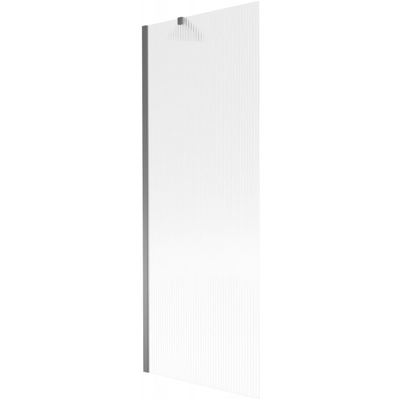 Mexen Next Badewannenfaltwand 1-flügelig 70 x 150 cm, Streifen, Gun Metal - 895-070-000-00-09-95