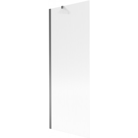 Mexen Next Badewannenfaltwand 1-flügelig 70 x 150 cm, Streifen, Gun Metal - 895-070-000-00-09-95