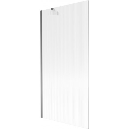 Mexen Next Duschwand 1-flügelig 90 x 150 cm, Streifen, Gun Metal - 895-090-000-00-09-95