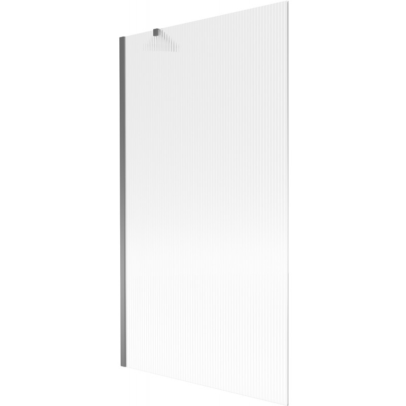 Mexen Next Duschtrennwand 1-flügelig 100 x 150 cm, Streifen, Gun Metal - 895-100-000-00-09-95