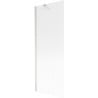 Mexen Next Badewannenabtrennung 1-flügelig 70 x 150 cm, gestreift, gebürstetes Nickel - 895-070-000-00-09-97