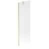 Mexen Next Badewannenfaltwand 1-flügelig 60 x 150 cm, Mattglas, gebürstetes Gold - 895-060-000-00-30-55