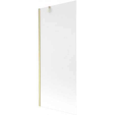 Mexen Next Badewannenwand 1-flügelig 80 x 150 cm, matt, gold gebürstet - 895-080-000-00-30-55